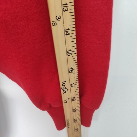VTG Genus Mickey Mouse Sweatshirt Women's XL Red Embroidered Graphic Print - Picture 5 of 8
